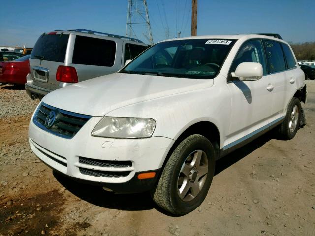 WVGZG77L15D019177 - 2005 VOLKSWAGEN TOUAREG 3. WHITE photo 2