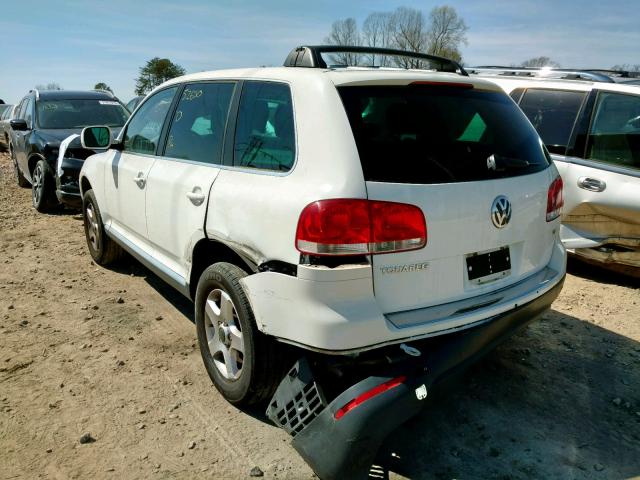 WVGZG77L15D019177 - 2005 VOLKSWAGEN TOUAREG 3. WHITE photo 3