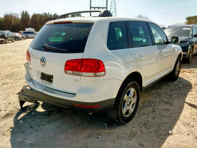 WVGZG77L15D019177 - 2005 VOLKSWAGEN TOUAREG 3. WHITE photo 4