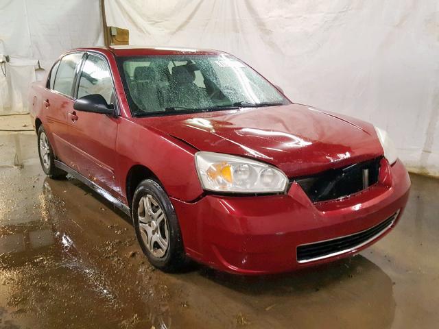 1G1ZS51F46F300950 - 2006 CHEVROLET MALIBU LS RED photo 1