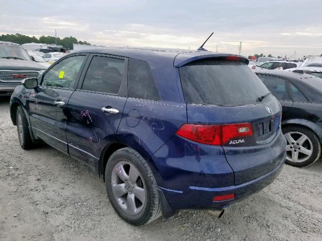 5J8TB18597A017947 - 2007 ACURA RDX TECHNOLOGY  photo 3