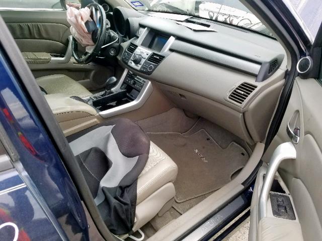 5J8TB18597A017947 - 2007 ACURA RDX TECHNOLOGY  photo 5