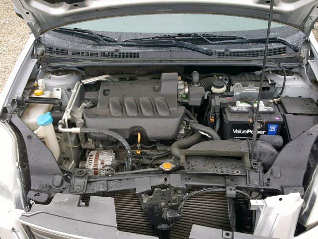 3N1AB6AP0AL683869 - 2010 NISSAN SENTRA 2.0 SILVER photo 7