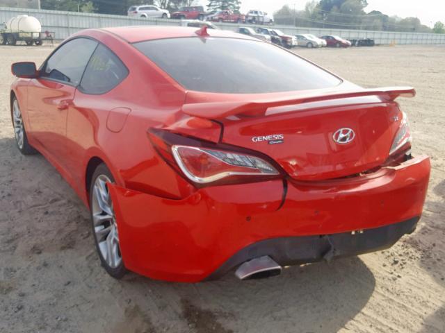 KMHHU6KJ1FU131080 - 2015 HYUNDAI GENESIS CO RED photo 3