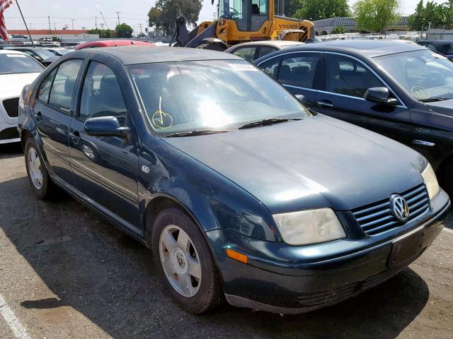 3VWSE69M22M027457 - 2002 VOLKSWAGEN JETTA GLS GREEN photo 1