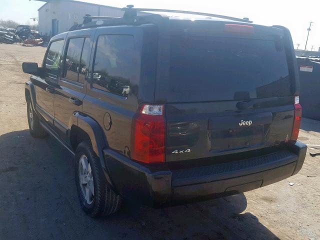 1J8HG48K28C220688 - 2008 JEEP COMMANDER BLACK photo 3