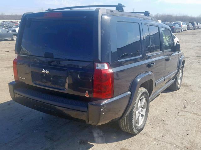 1J8HG48K28C220688 - 2008 JEEP COMMANDER BLACK photo 4