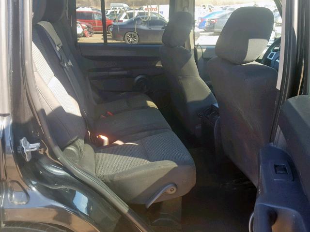 1J8HG48K28C220688 - 2008 JEEP COMMANDER BLACK photo 6