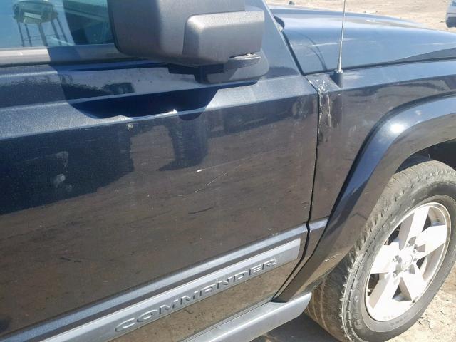 1J8HG48K28C220688 - 2008 JEEP COMMANDER BLACK photo 9