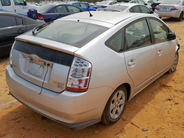 JTDKB20U163200572 - 2006 TOYOTA PRIUS SILVER photo 4