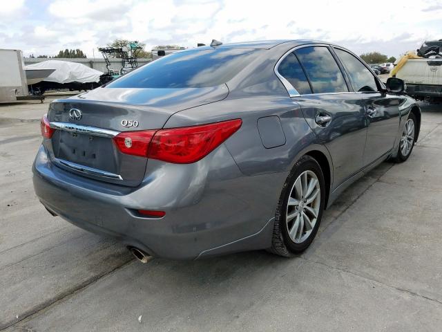 JN1BV7AP9FM332599 - 2015 INFINITI Q50 BASE  photo 4