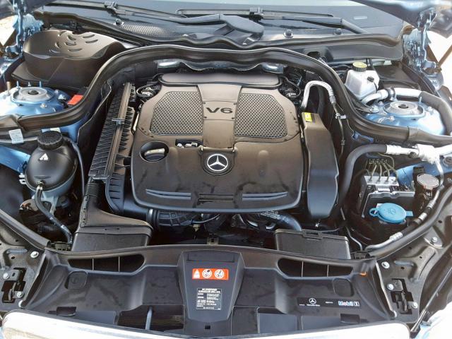 WDDHF5KB0CA646575 - 2012 MERCEDES-BENZ E 350 BLUE photo 7