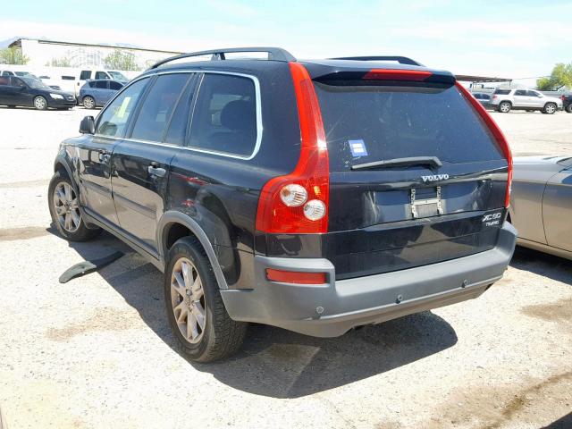 YV1CZ91H241049898 - 2004 VOLVO XC90 T6 BLACK photo 3