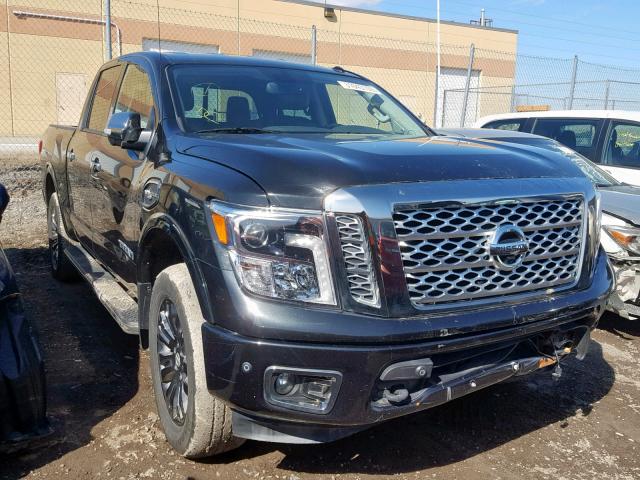 1N6AA1E52HN533510 - 2017 NISSAN TITAN SV BLACK photo 1