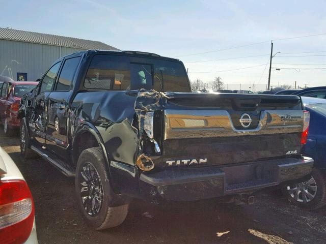 1N6AA1E52HN533510 - 2017 NISSAN TITAN SV BLACK photo 3