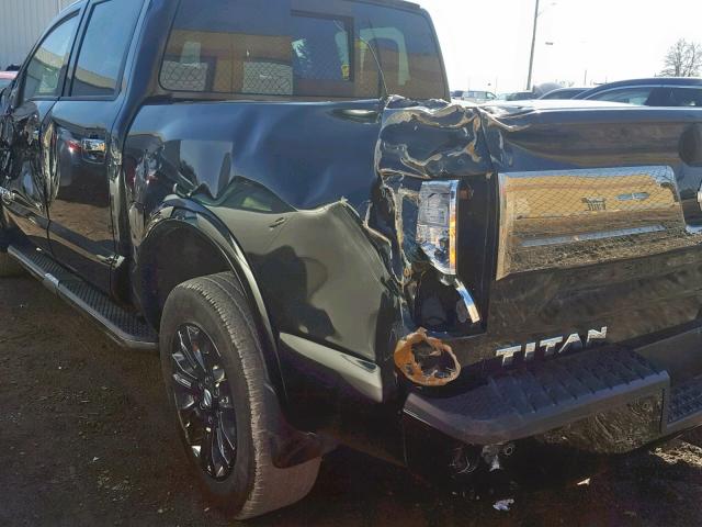 1N6AA1E52HN533510 - 2017 NISSAN TITAN SV BLACK photo 9