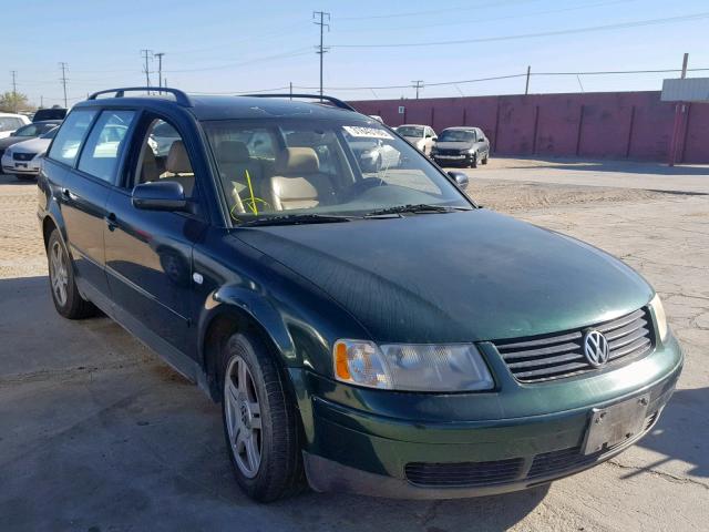 WVWJH63B41E036842 - 2001 VOLKSWAGEN PASSAT GLX GREEN photo 1