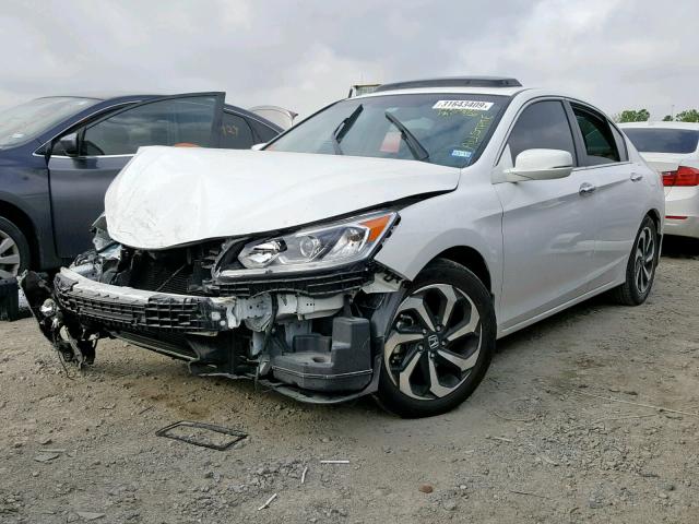 1HGCR2F85GA140515 - 2016 HONDA ACCORD EXL WHITE photo 2