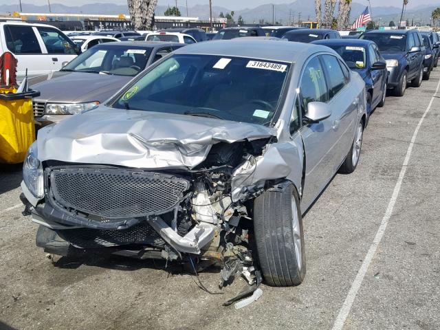 1G4PR5SK5G4150166 - 2016 BUICK VERANO CON SILVER photo 2