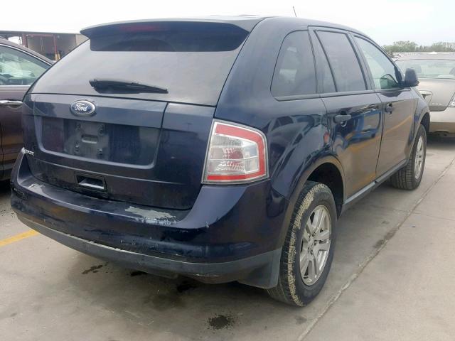 2FMDK3GC2ABB27857 - 2010 FORD EDGE SE BLUE photo 4