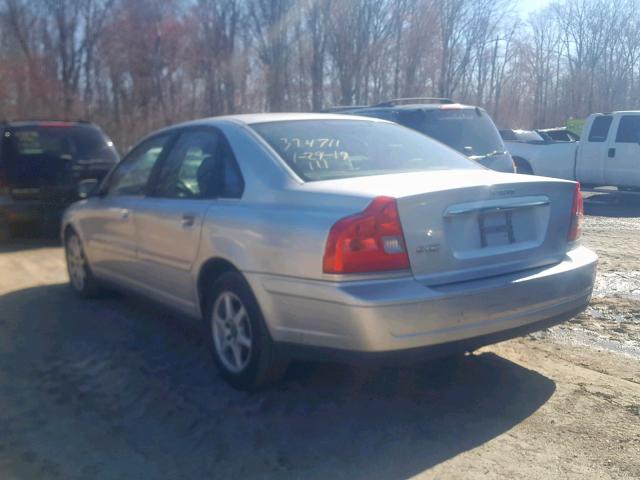 YV1TH59H141375983 - 2004 VOLVO S80 2.5T SILVER photo 3