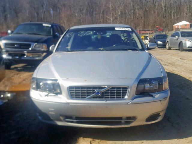 YV1TH59H141375983 - 2004 VOLVO S80 2.5T SILVER photo 9
