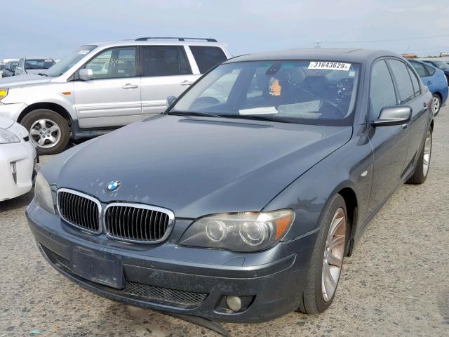 WBAHN83536DT39036 - 2006 BMW 750 LI GRAY photo 2