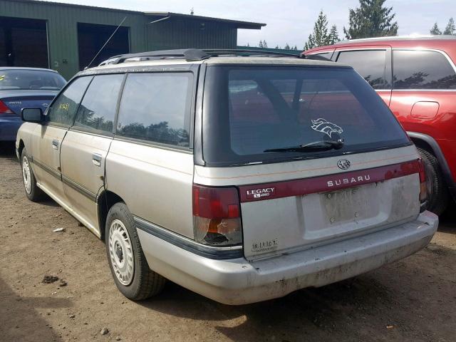 4S4BJ63C6M7911005 - 1991 SUBARU LEGACY L SILVER photo 3