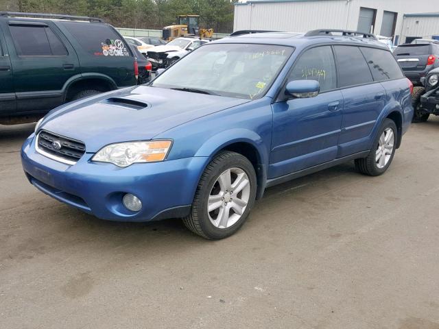 4S4BP63C174307138 - 2007 SUBARU LEGACY OUT BLUE photo 2