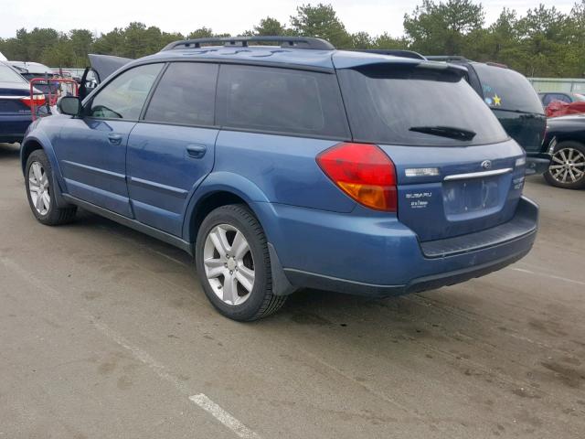 4S4BP63C174307138 - 2007 SUBARU LEGACY OUT BLUE photo 3