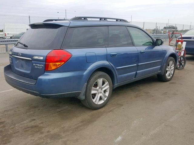 4S4BP63C174307138 - 2007 SUBARU LEGACY OUT BLUE photo 4