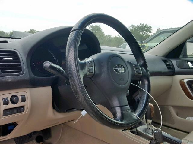 4S4BP63C174307138 - 2007 SUBARU LEGACY OUT BLUE photo 9