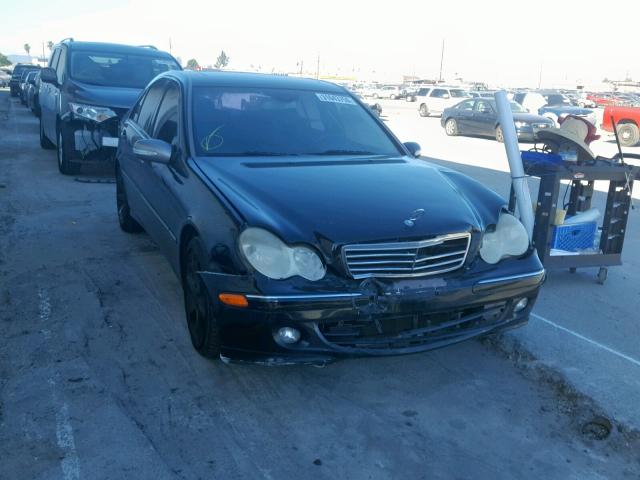 WDBRF52H27F904881 - 2007 MERCEDES-BENZ C 230 BLACK photo 1