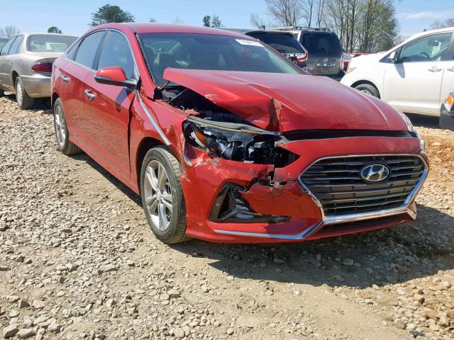 5NPE34AF2JH596742 - 2018 HYUNDAI SONATA SPO RED photo 1