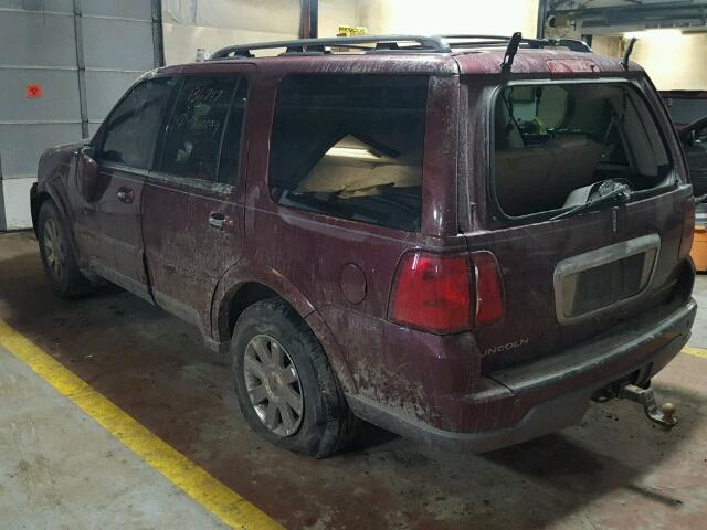 5LMFU28R84LJ13382 - 2004 LINCOLN NAVIGATOR 栗色 照片 3