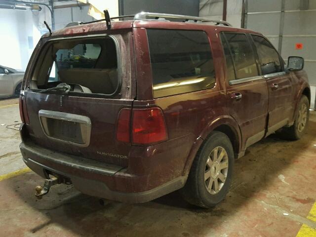 5LMFU28R84LJ13382 - 2004 LINCOLN NAVIGATOR 栗色 照片 4