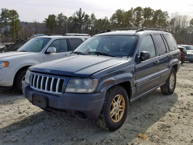 1J4GW48SX4C297335 - 2004 JEEP GRAND CHER GRAY photo 2