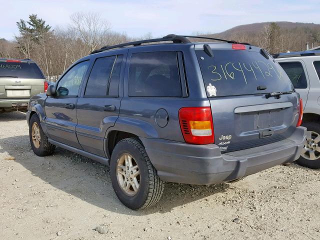 1J4GW48SX4C297335 - 2004 JEEP GRAND CHER GRAY photo 3