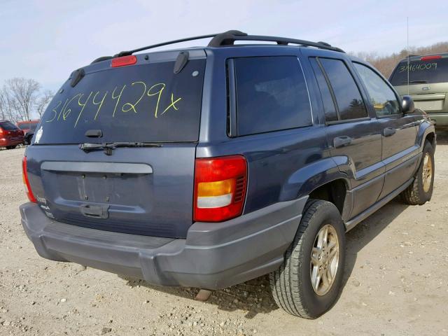 1J4GW48SX4C297335 - 2004 JEEP GRAND CHER GRAY photo 4