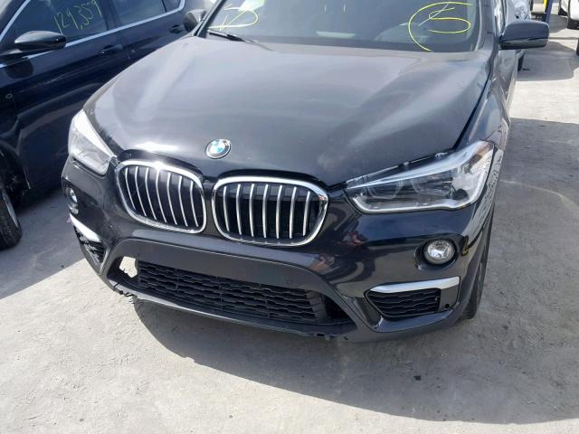 WBXHT3Z31H4A65765 - 2017 BMW X1 XDRIVE2 BLACK photo 9