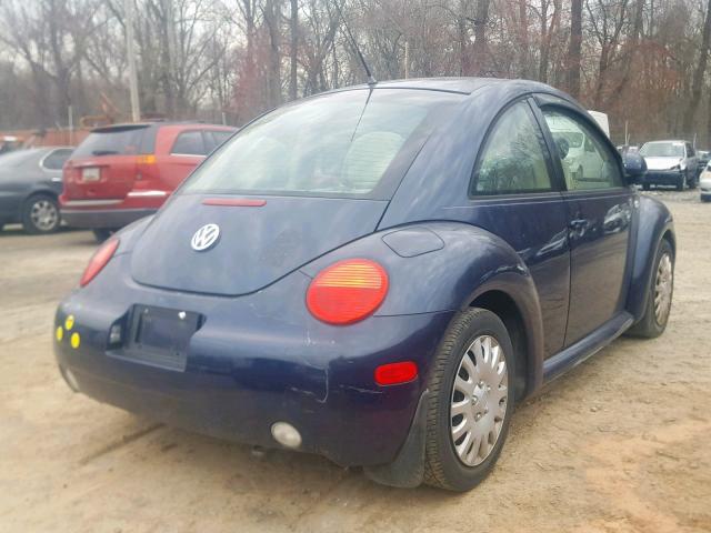 3VWBC21C4YM431838 - 2000 VOLKSWAGEN NEW BEETLE ლურჯი ფოტო 4