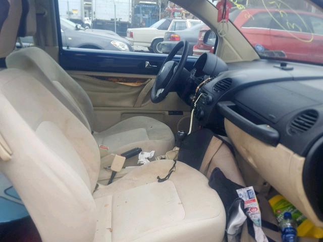 3VWBC21C4YM431838 - 2000 VOLKSWAGEN NEW BEETLE ლურჯი ფოტო 5