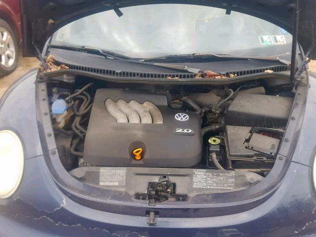 3VWBC21C4YM431838 - 2000 VOLKSWAGEN NEW BEETLE ლურჯი ფოტო 7