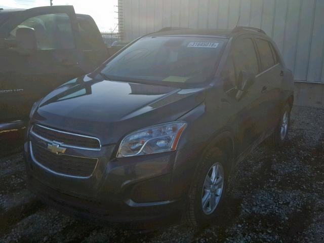 3GNCJPEB0EL226702 - 2014 CHEVROLET TRAX 1LT GRAY photo 2