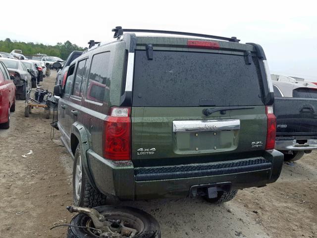 1J8HG58256C346496 - 2006 JEEP COMMANDER GREEN photo 3