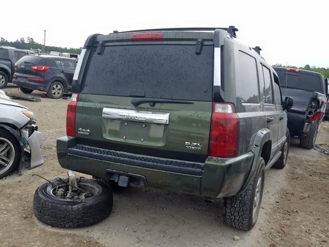1J8HG58256C346496 - 2006 JEEP COMMANDER GREEN photo 4