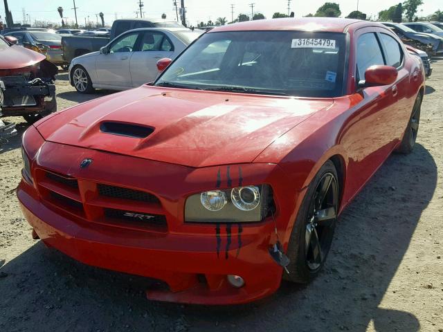 2B3CA7CWXAH100088 - 2010 DODGE CHARGER SR RED photo 2