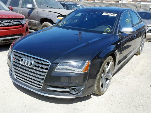 WAUD2AFD6EN011152 - 2014 AUDI S8 QUATTRO GRAY photo 2