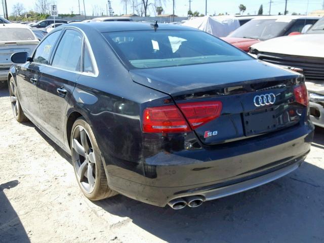 WAUD2AFD6EN011152 - 2014 AUDI S8 QUATTRO GRAY photo 3