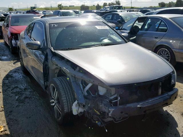 1HGCS12868A015884 - 2008 HONDA ACCORD EXL GRAY photo 1